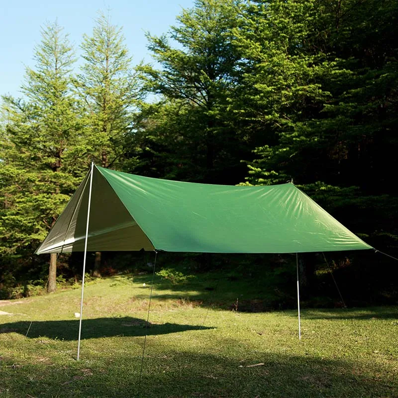 Водонепроницаемый солнцезащитный навес 3 м x брезент для выживания кемпинга на
