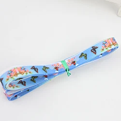 9mm christmas ribbon 9 мм 3/8 печатная корсажная лента Рождественская лента Подарочная Упаковка Корсажная Лента для свадебной вечеринки украшения своими руками ручной работы - Цвет: 9mm christmas ribbon
