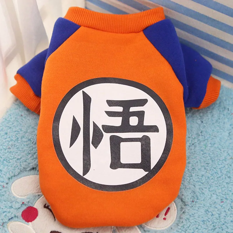 Hoodie-Wukong Мультяшные худи для домашних собак, пальто, зимняя одежда для собак, одежда для маленьких собак, кошек, щенков, костюм для чихуахуа, Йоркцев, толстовка для собак, одежда для домашних животных - Цвет: Hoodie-Wukong