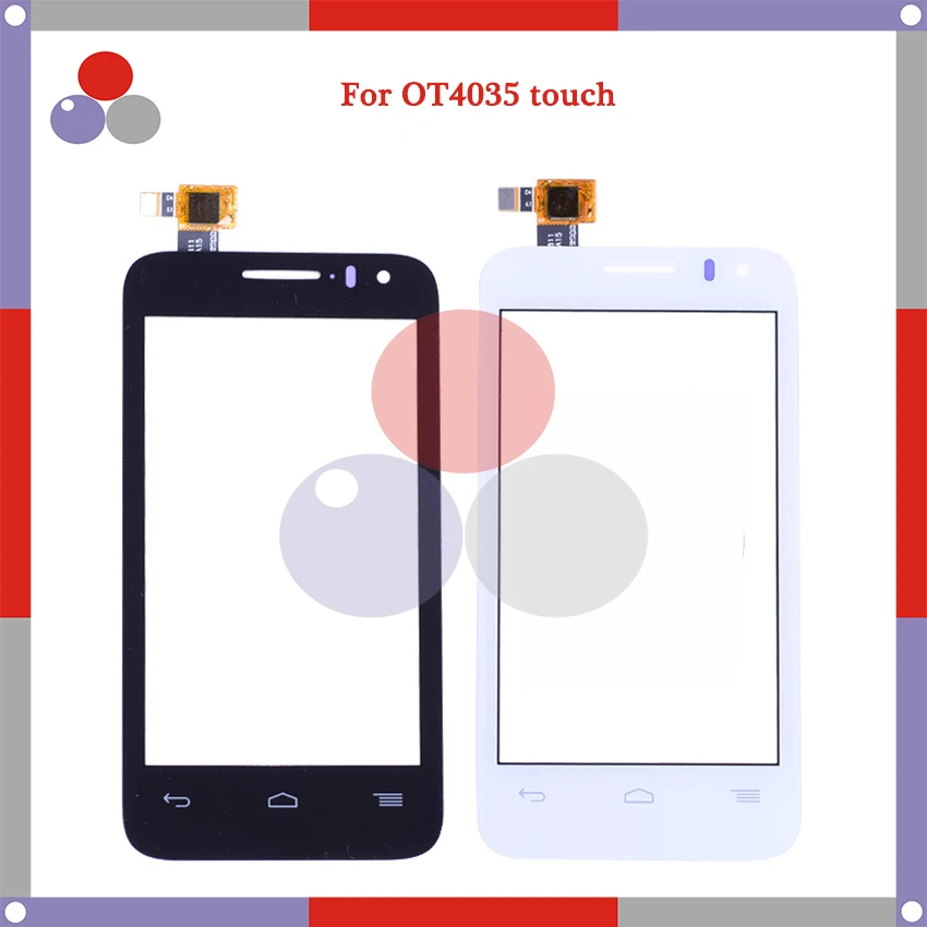Высококачественное Сенсорное стекло 4 0 дюйма для Alcatel OT4035 4035 4035A 4035D 4035X переднее