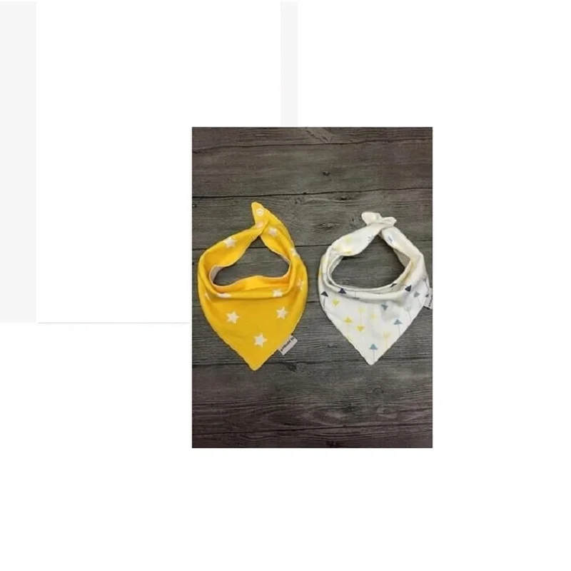 Owlzz 2 Pcs A Lot Baby Bids Cotton Bibs Cartoon Animal Bandana Infant Saliva Towel Kid Accessories | Детская одежда и обувь