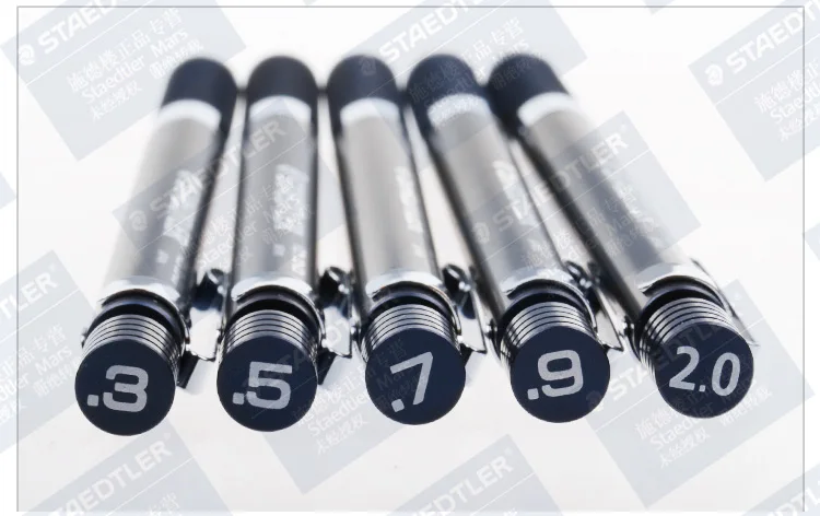 Staedtler графит составление автоматический механический карандаш темно-синие Series925 35 03/05/07/09/20 мм(925 85-3/5/7/9/20