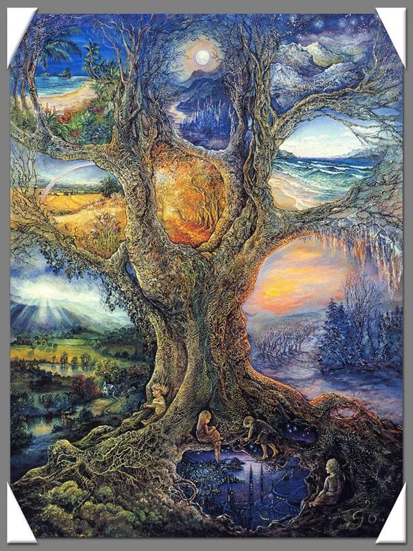 Великобритания Фэнтези серии Современной Поп элементы стены HD холст полиграфии