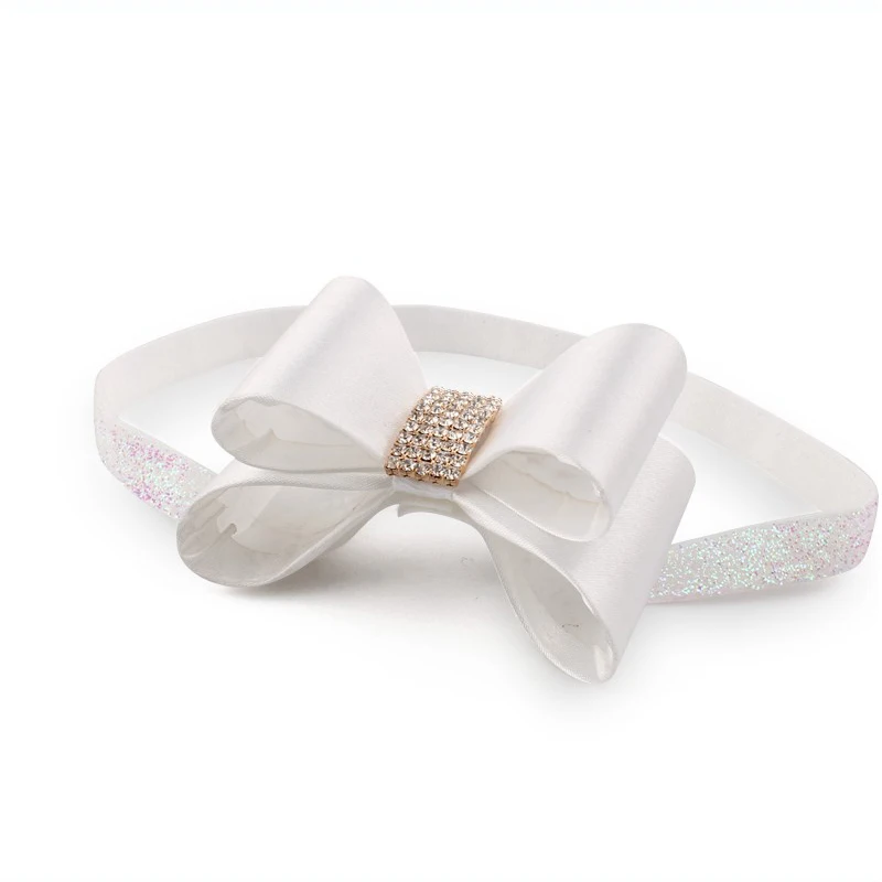 16 цветов для новорожденных роскошный цветок бант повязка на голову с блестками