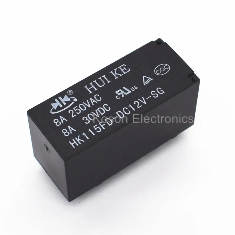 1 шт. HK115FD-DC12V-SG 8 шпильки 12V 8A реле