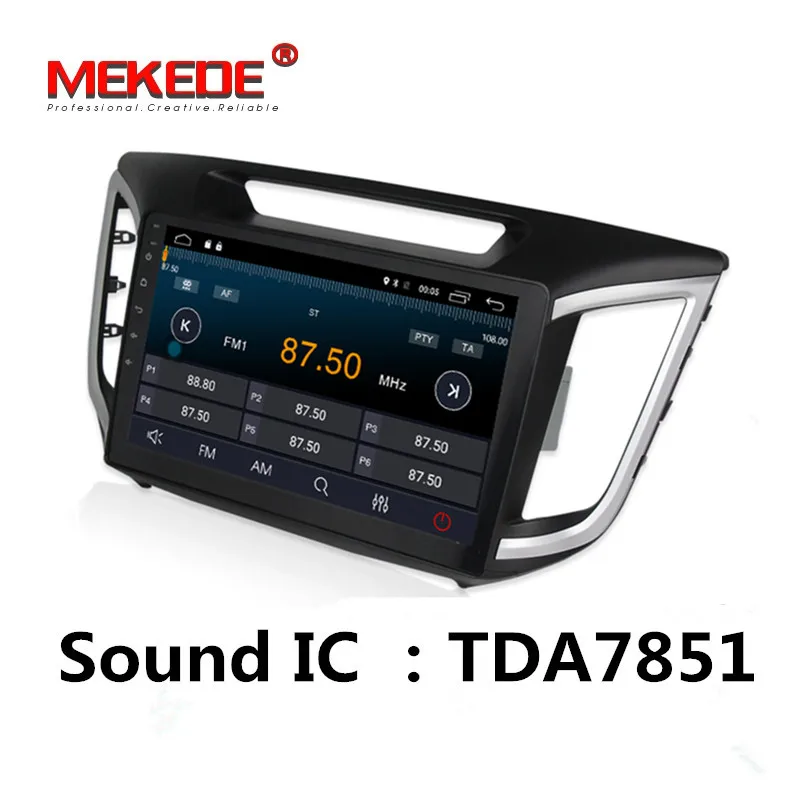 TDA7851 10 2 дюймов Android автомобильный dvd GPS плеер для HYUNDAI IX25 CRETA автомобильное радио