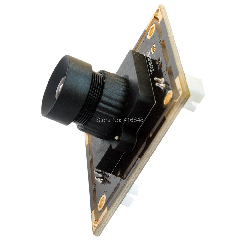 5MP 2592X1944 PCB Board Aptina MI5100 Color CMOS Sensor 100 degree no distortion lens USB Camera Module USB2.0 interface | Безопасность