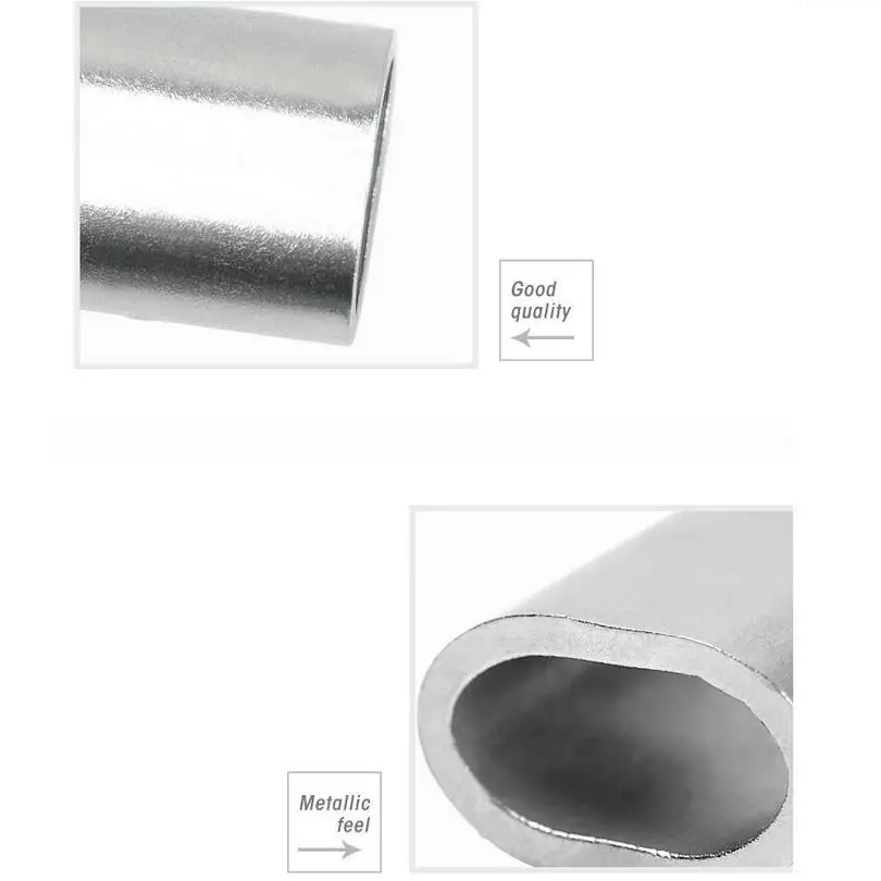 Зажим для троса HQ SF01 из нержавеющей стали 304 с овальным наконечником (для 0 5-6 мм)