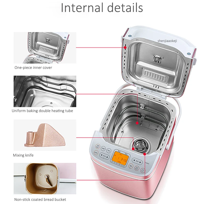 24 меню функций 3 цвета выпечки хлеба машина автоматическая фрукты дрожжи