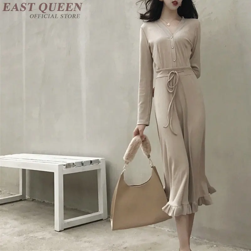 Одежда в Корейском стиле миниатюрное платье 2018 Осенняя мода AA3653 Y | Женская одежда