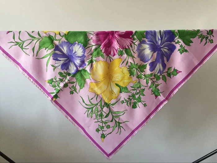 Акция Модные женские 100% шарф из шелковой саржи большой квадратный 14 момме