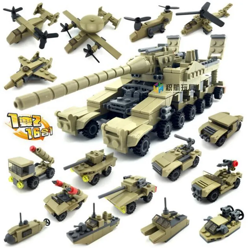 16 в 1 конструктор суперпожарный бак|Наборы для сборки моделей| |