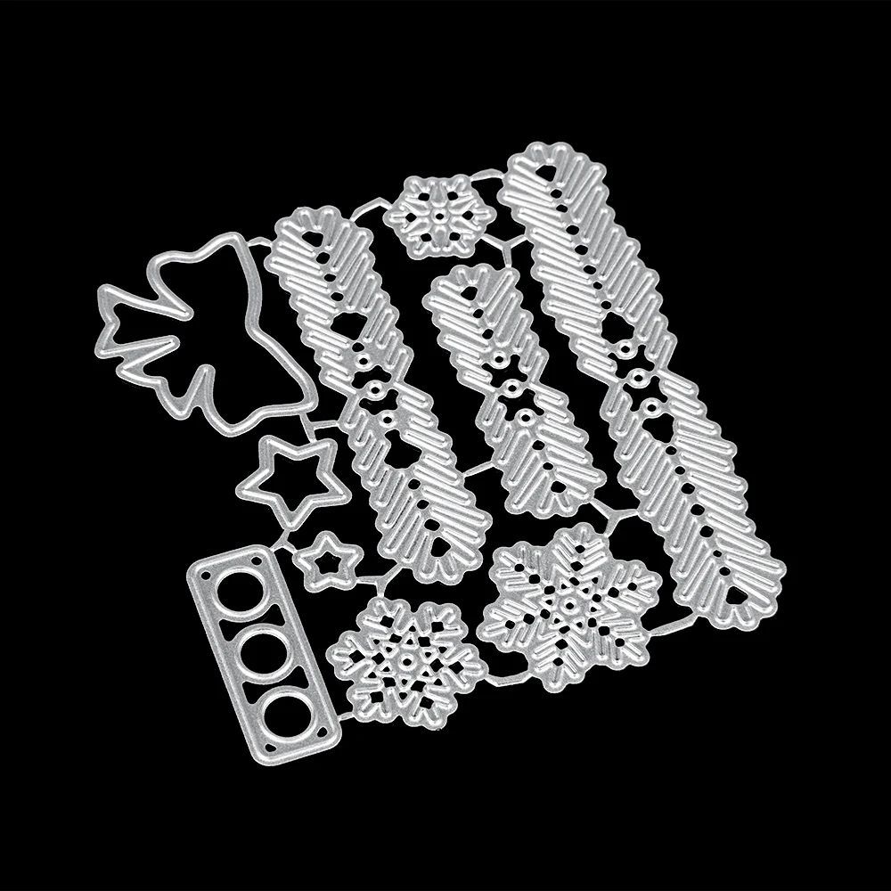 Листья Рождественского дерева сосновый пинконус металлические режущие штампы