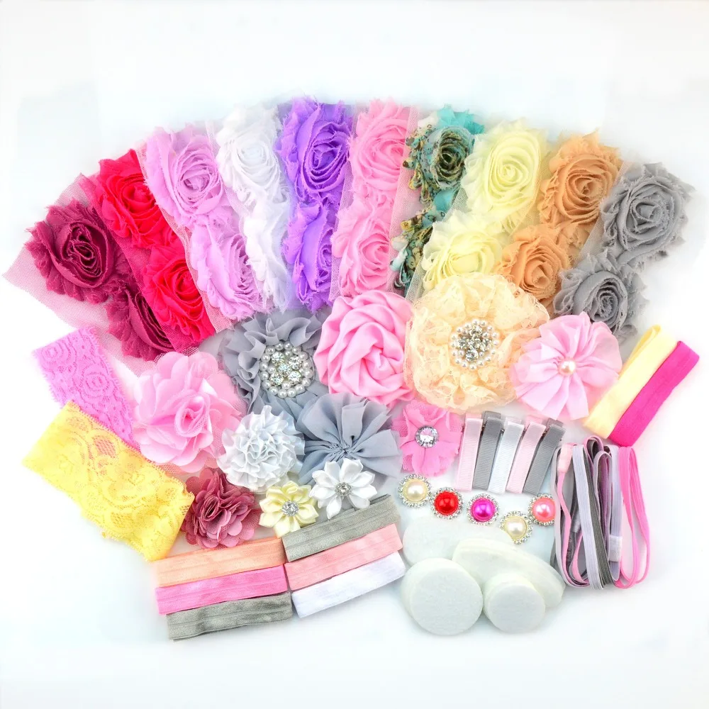 DIY Headband Making Kit Shabby Chic Country Meadow Collection girl Shower Station | Аксессуары для одежды