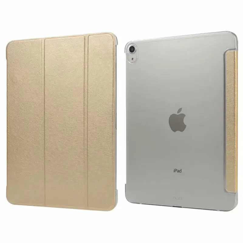 Магнитный смарт-чехол для iPad Pro 11, чехол с подставкой, Магнитный чехол с откидной крышкой, ясное прозрачное покрытие для iPad Pro 11 дюймов - Цвет: Gold