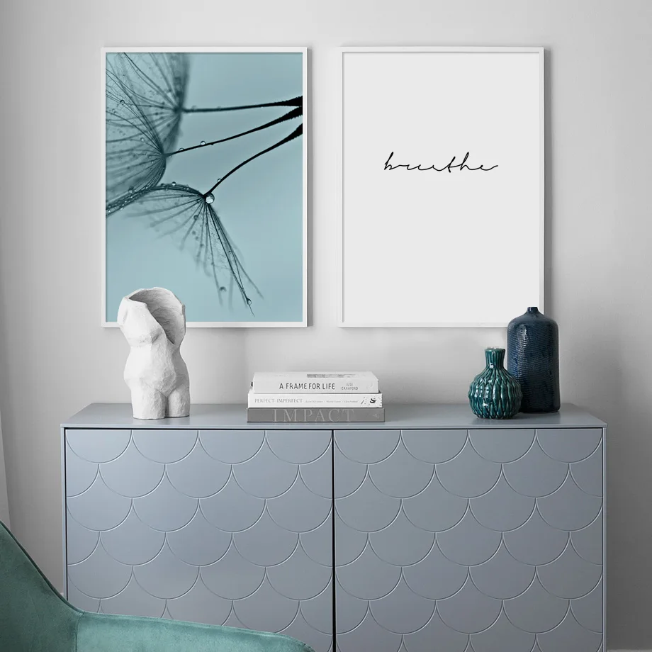 

Gohipang Dandelion Plant Quotes Nordic Posters And Prints Wall Art Canvas Painting Wall Pictures For Living Room Pop Art Prints