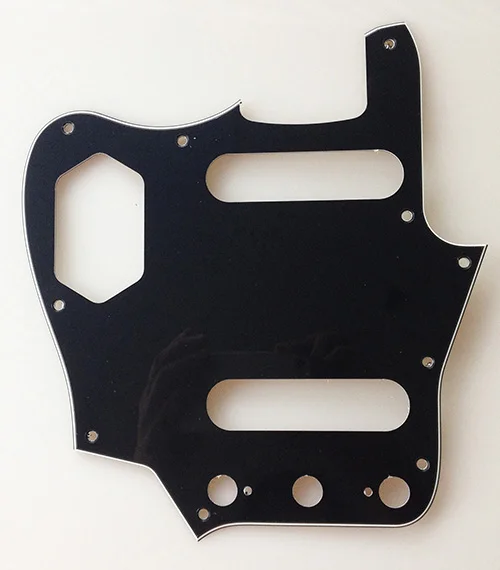3 Ply Black Pleroo на заказ гитара pickgaurd Scratch Plate-для нас Левая рука Гитара Jaguar Pickguard Scratch Plate - Цвет: 3 Ply Black