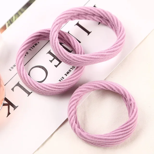 10PC light purple 10 шт. веревка для волос новая высокая устойчивость бесшовная резинка аксессуары для волос для девочек и женщин резинка для хвоста резинки для волос Лидер продаж - Цвет: 10PC light purple