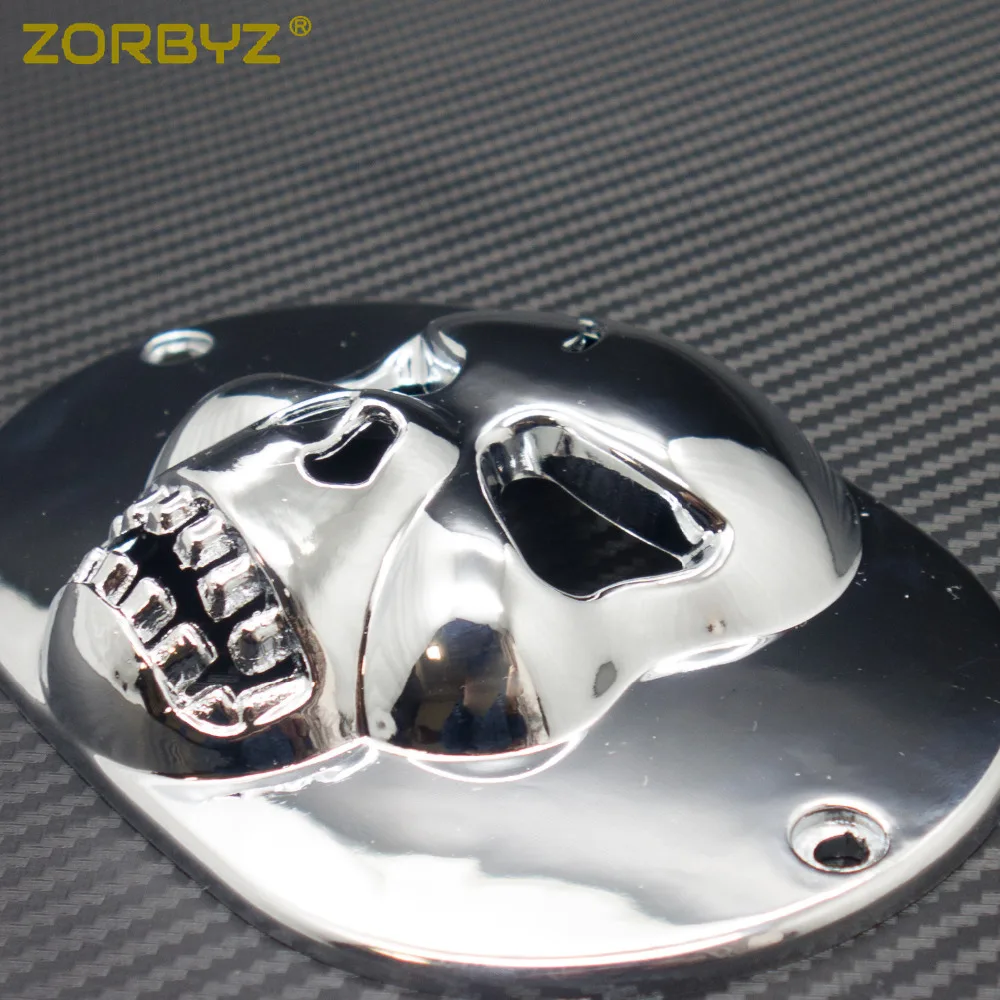 ZORBYZ Новый Хром Череп хвост светильник воротник Маска крышка подходит для Harley Touring