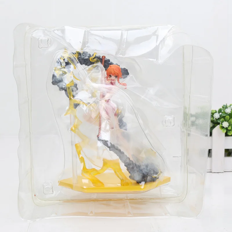 8077 Nami no box 16 см цельная фигурка Nico Flower Ver. Фигурка Nami One piece Аниме Коллекционная модель игрушки - Цвет: 8077 Nami no box