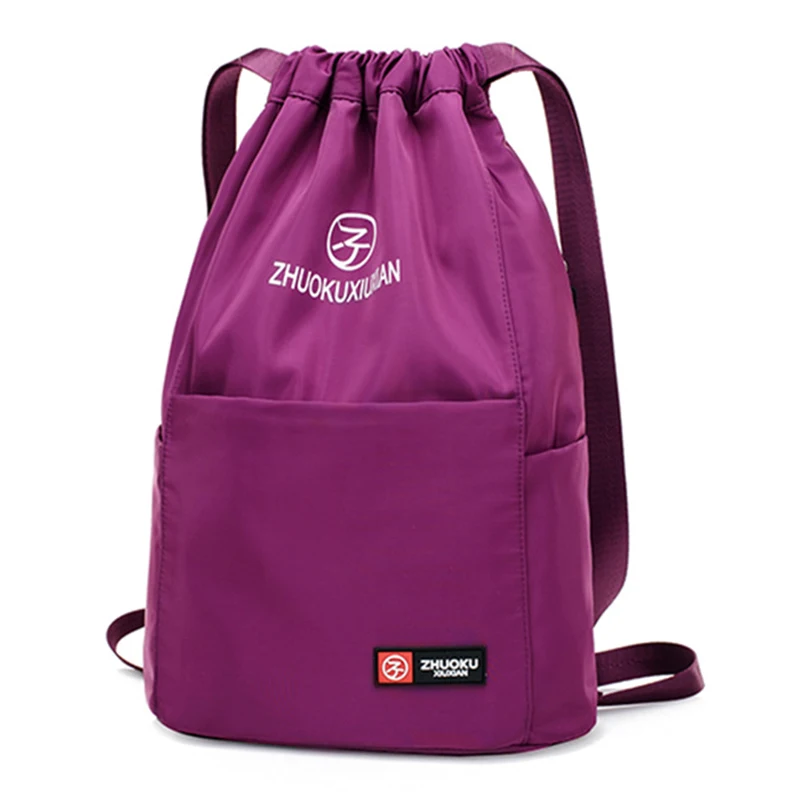 

Travel Bags letters printing Drawstring Bag Women casual shoulder backpack Pouch Girls schoolbag mochilas Daily Backpacks