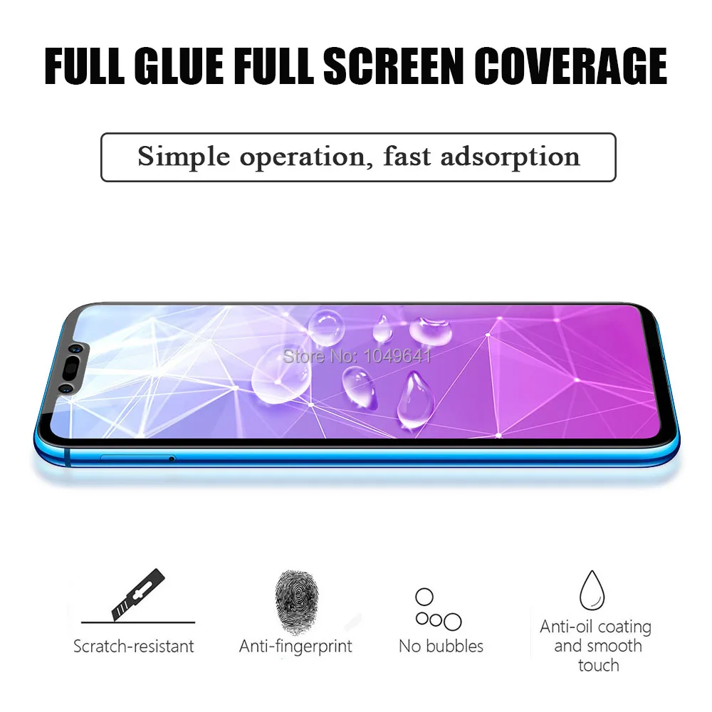 JONSNOW полное покрытие из закаленного стекла для huawei Nova 3i Защитная пленка 3 6