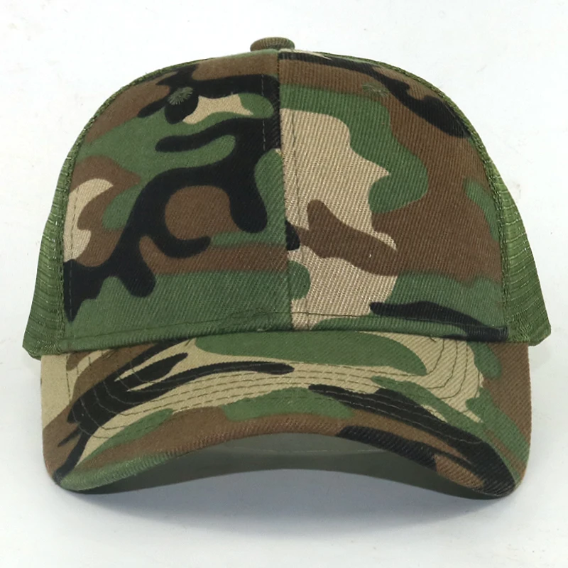 

high quality Camouflage cap cotton adjustable snapback baseball caps women men outdoor sports hat for travel hiking casual hats