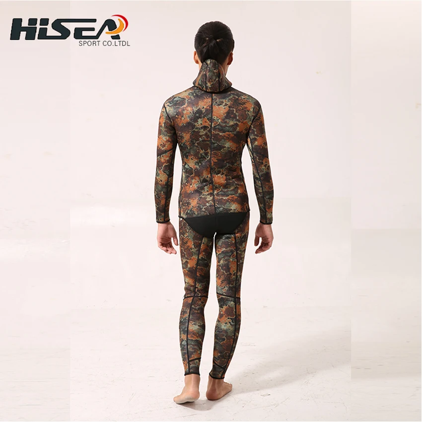 Костюм для дайвинга гидрокостюм подводной охоты камуфляжный мужской костюм