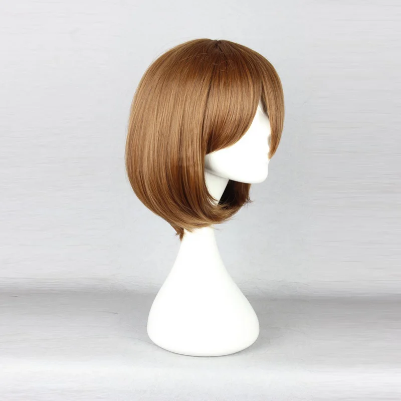 Brown Chara Frisk Wig - Undertale Cosplay Wigs with Heat Resistant Synthetic Hair and Bonus Wig Cap image 3