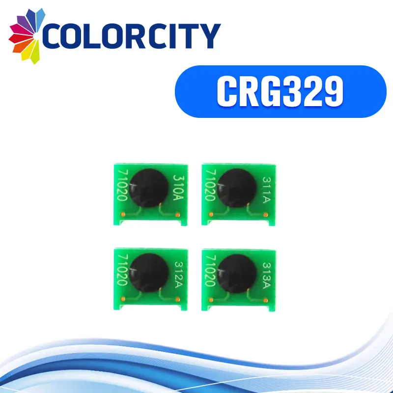 1 комплект crg329 crg729 crg-729 crg-329 crg 329 тонер картридж чип для Canon lbp7018c lbp7010c lbp 7010c 7018c 7010 7018