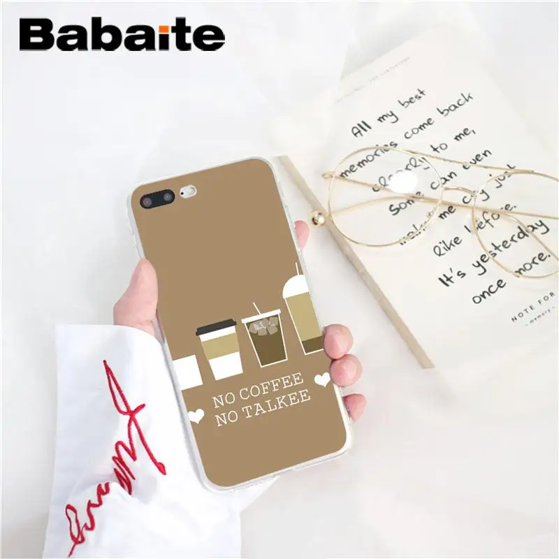 A9 Babaite ОК, но сначала Кофе Новое поступление чехол для телефона iPhone X XS MAX 6 6s 7 7plus 8 8Plus 5 5S SE XR 10 - Цвет: A9