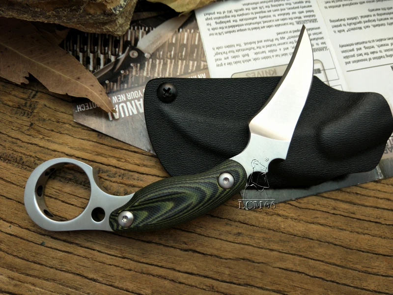 LCM66 D2 стали karambit Скорпион коготь нож открытый кемпинг джунгли выживания битва Фиксированным Лезвием Охотничьи ножи инструмент самообороны