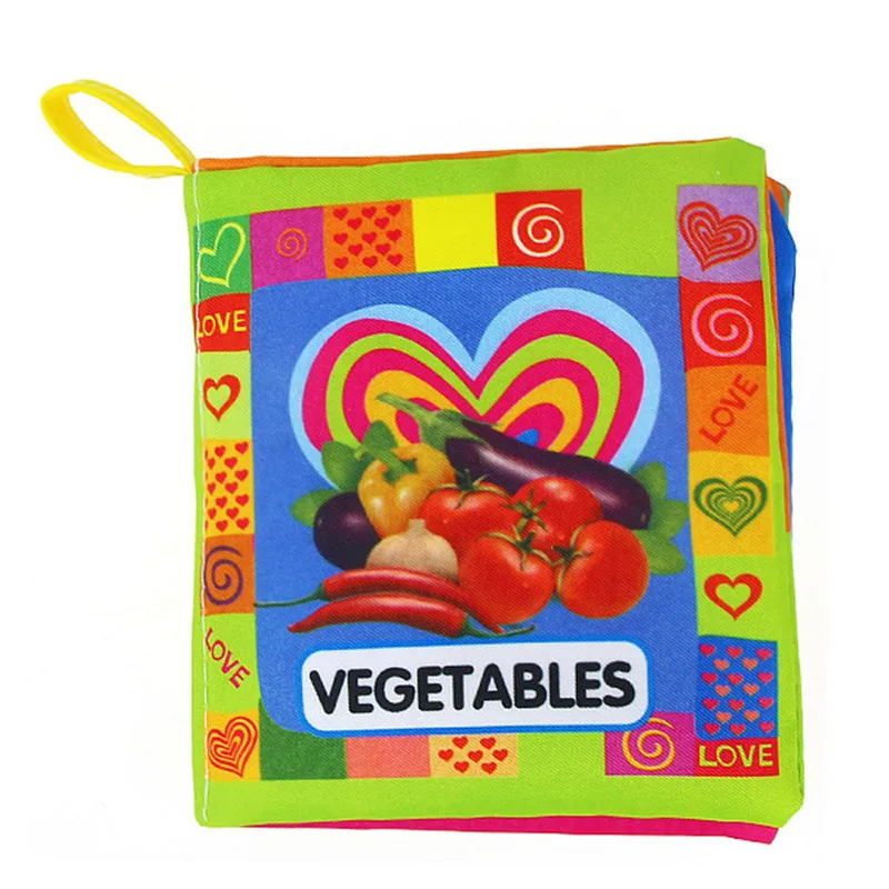 Мягкая овощная ткань для развития интеллекта ребенка обучающая фотография