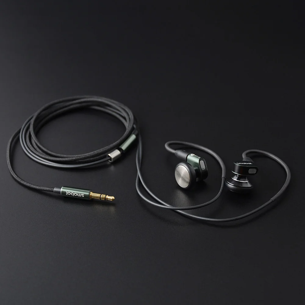 Smabat ST-10 ушные крючки вкладыши металлические наушники HiFi 15,4 мм Динамический драйвер Smabat флагманские наушники с разъемом MMCX кабель Smabat ST10