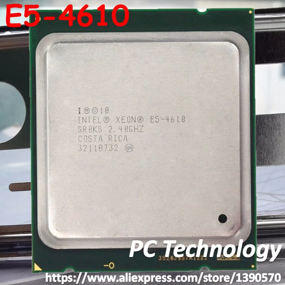 Оригинальный Intel Xeon E5 4610 2 4 ГГц 6-ядерный 15 Мб SmartCache FCLGA2011 95 Вт Бесплатная доставка |