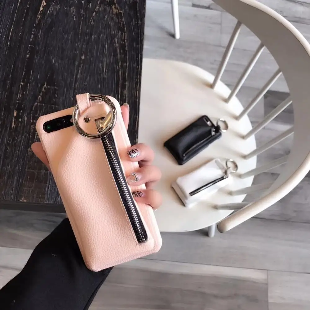 Чехол для iPhone XS MAX на молнии чехол телефона 7plus кожаный жесткий цвета личи с