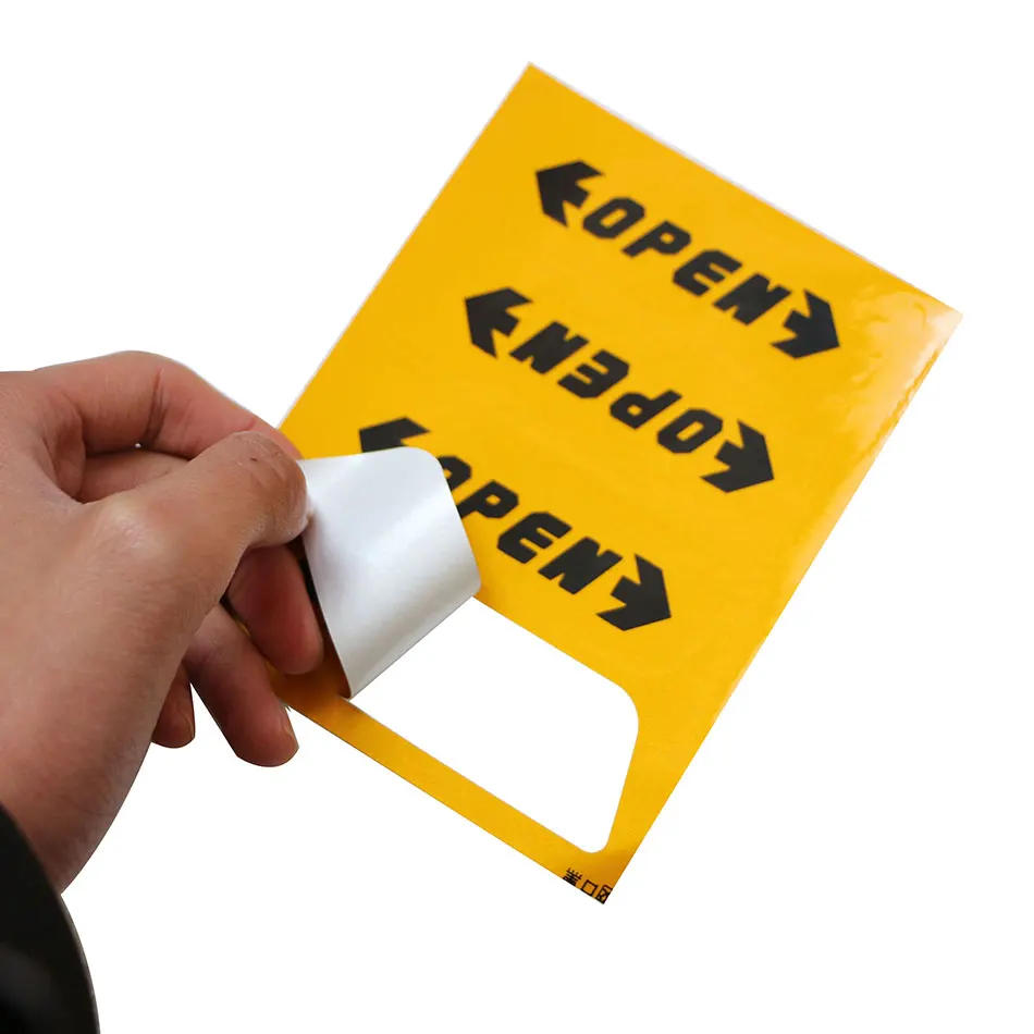 4 шт./упак. открытая предупреждающая и стильная наклейка для автомобиля