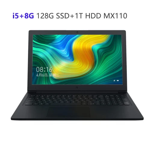 i5 8GB Xiaomi Mi ноутбук 15,6 ''Intel Core ноутбуки 128GB SSD+ 1 ТБ HDD i5/i7 NVIDIA GeForce MX110 выделенная карта для ноутбука Win 10 - Цвет: i5 8GB