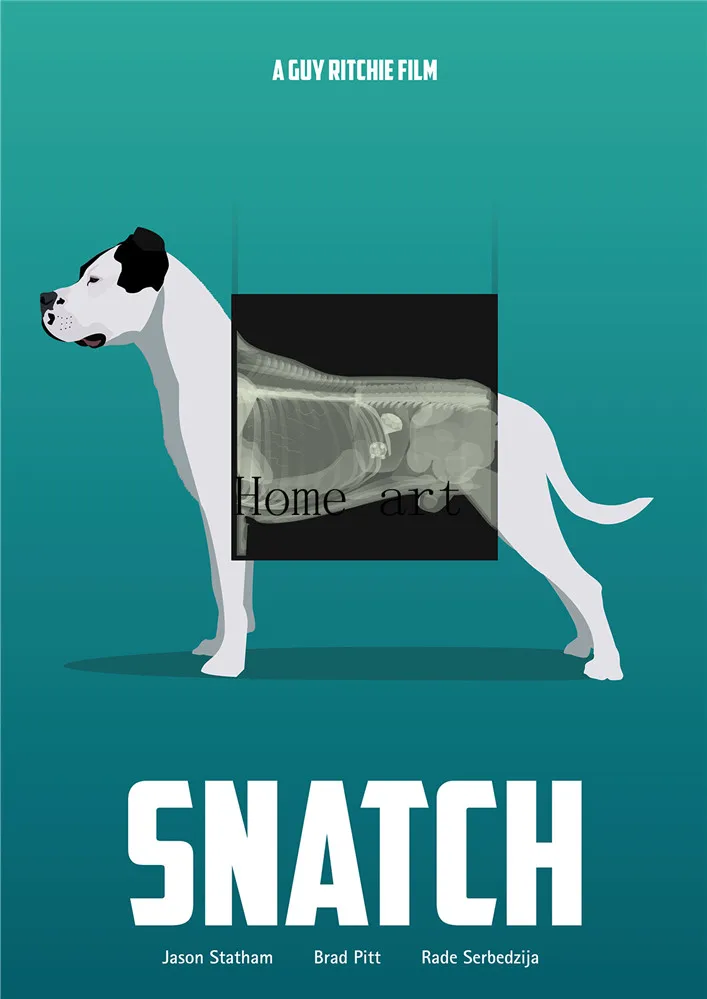 Snatch фильм плакат четкое изображение наклейки на стену украшение дома хорошее качество принты белая бумага с покрытием домашний арт бренд