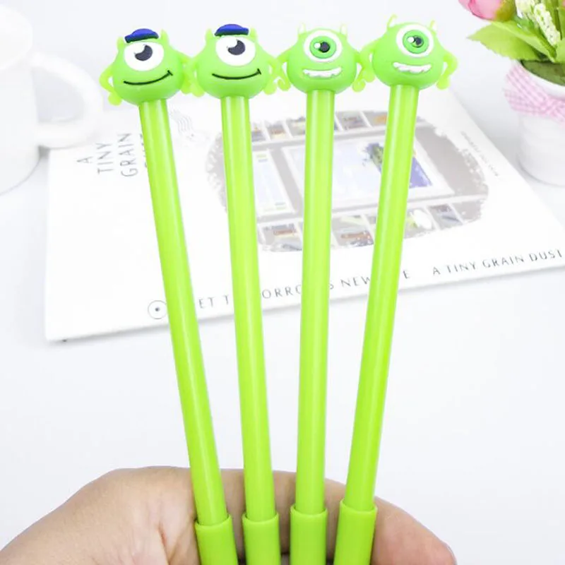 1 шт. милая авторучка креативный чертенок большие глаза монстр забавная гелевая