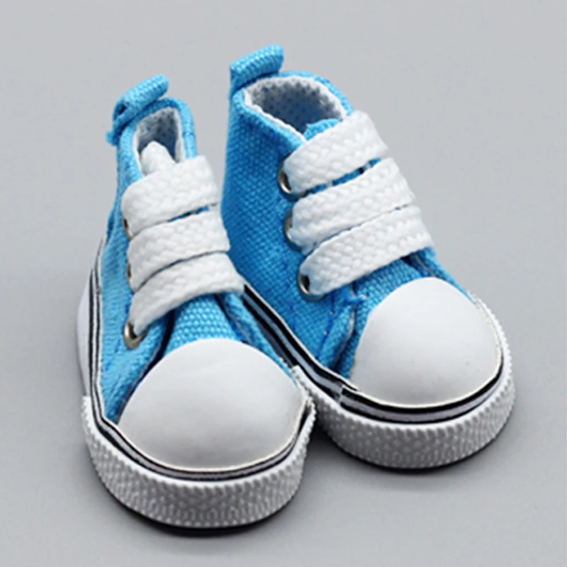 9 color Assorted 5 cm Canvas Shoes For BJD Doll Fashion Mini Toy Sneaker Bjd for Russian Accessories | Игрушки и хобби
