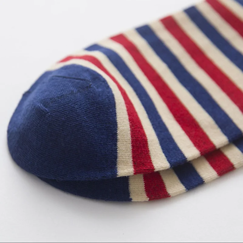 1 pair of men's National flag matching Mid stockings Cotton socks Sports break sweat-absorbent breathable Multicolor | Мужская