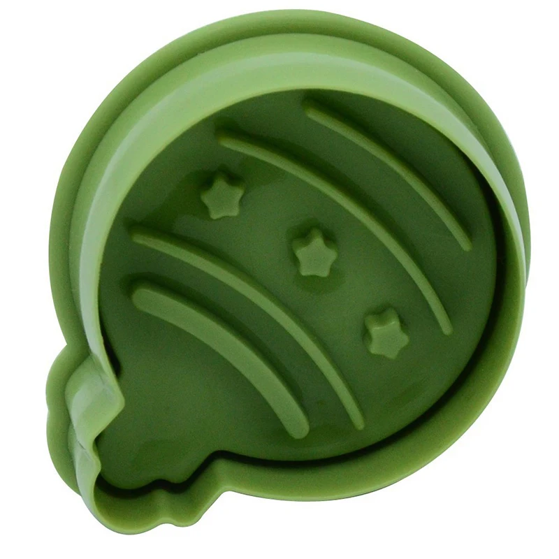 4 шт./компл. пресс для печенья поршень формочки Рождество Снеговик сосна 3D