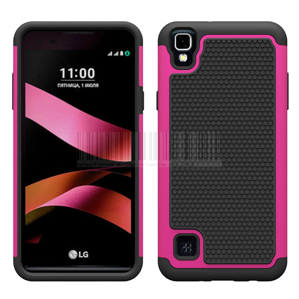 Для LG X Style/volt 3/Tribute HD Armor Гибридный сверхпрочный Ударопрочный силиконовый жесткий