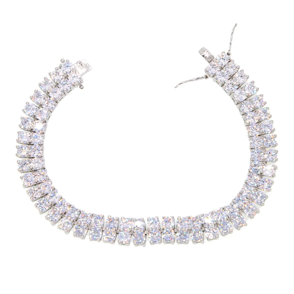 Новые очаровательные модные браслеты в стиле хип-хоп с кристаллами и цирконием