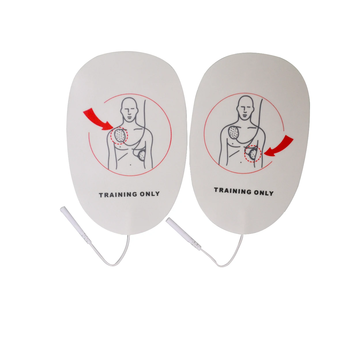 1 пара новый адгезионный электрод для тренировки взрослых AED проводящий пластырь