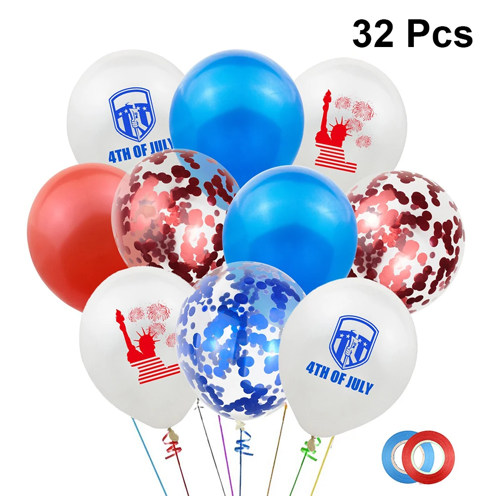 32 шт партии поставляет печатные блёстки надувные латексные воздушные шары