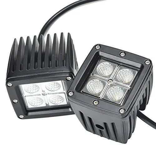 للبيع 2 قطعة 24W المزدوج ألوان LED ضوء العمل بقعة الفيضانات 3