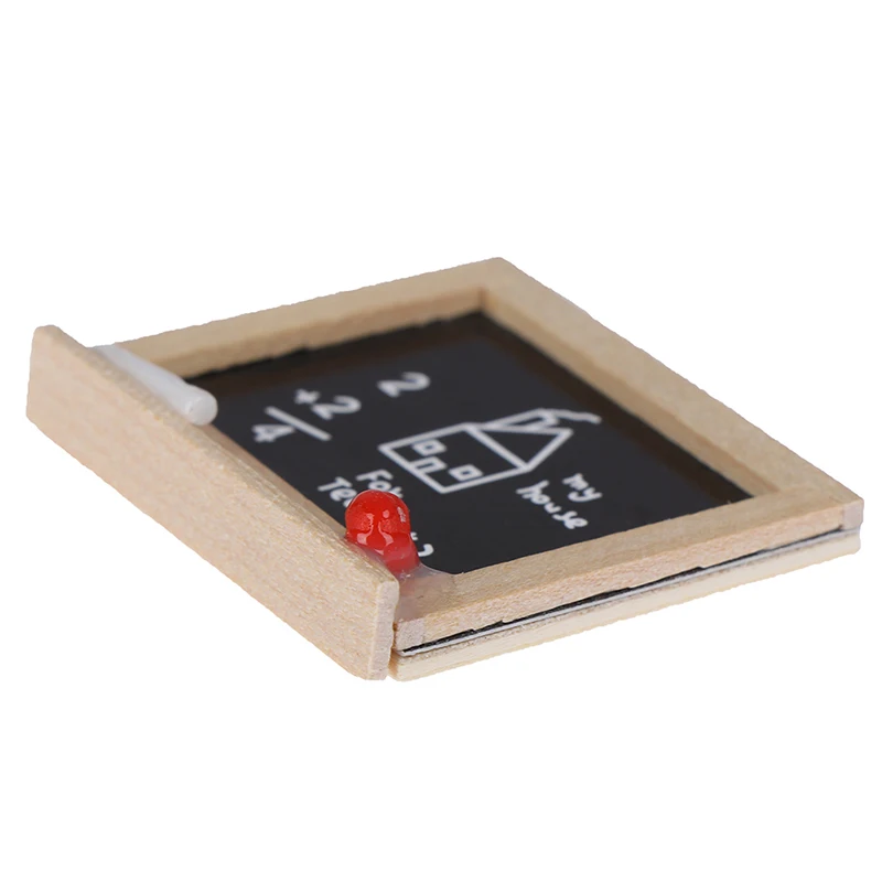 Mini Chalkboard Model Dollhouse Miniatures 1:12 Accessories DIY Children's Room Small Blackboard | Игрушки и хобби