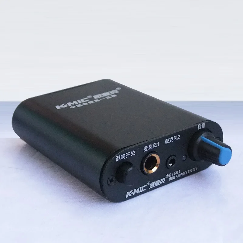 K mic km501 двухканальный микрофон усилитель для динамического микрофона и